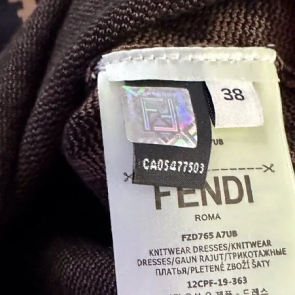 RARE fendi roma knit crop top - Picture 4 of 6